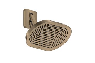 AXOR ShowerSphere Overhead shower 370/220 2jet with adjustable shower arm I Brushed Bronze  by  AXOR