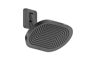 AXOR ShowerSphere Overhead shower 370/220 2jet with adjustable shower arm I Brushed Black Chrome  by  AXOR