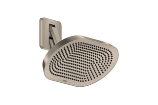 AXOR ShowerSphere Kopfbrause 370/220 2jet mit beweglichem Brausearm I Brushed Nickel  von  AXOR