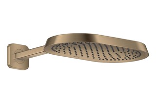AXOR ShowerSphere Overhead shower 370/220 1jet with shower arm I Brushed Bronze  by  AXOR