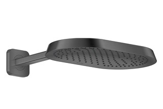 AXOR ShowerSphere Overhead shower 370/220 1jet EcoSmart with shower arm I Brushed Black Chrome  by  AXOR
