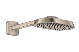 AXOR ShowerSphere Overhead shower 250/160 1jet with shower arm I Brushed Nickel  by  AXOR