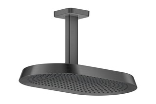 AXOR ShowerSphere Kopfbrause 370/220 2jet mit Deckenanschluss I Brushed Black Chrome  von  AXOR