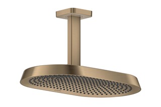 AXOR ShowerSphere Overhead shower 370/220 2jet EcoSmart with ceiling connector I Brushed Bronze  by  AXOR