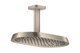 AXOR ShowerSphere Overhead shower 370/220 1jet EcoSmart with ceiling connector I Brushed Nickel  by  AXOR