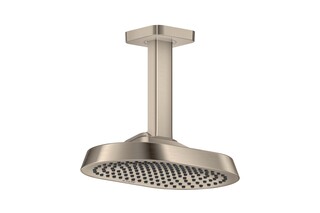 AXOR ShowerSphere Overhead shower 250/160 1jet EcoSmart with ceiling connector I Brushed Nickel  by  AXOR