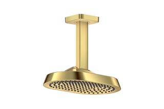 AXOR ShowerSphere Kopfbrause 250/160 1jet EcoSmart mit Deckenanschluss I Polished Gold Optic  von  AXOR