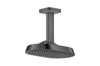 AXOR ShowerSphere Overhead shower 250/160 1jet EcoSmart+ with conceiling connector I Brushed Blck Chrome  by  AXOR