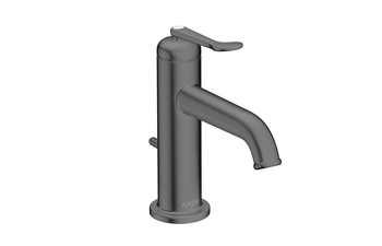 AXOR Archivio Einhebel-Waschtischmischer 90 CoolStart mit Zugstangen-Ablaufgarnitur | Brushed Black Chrome