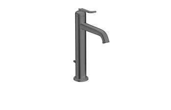 AXOR Archivio Einhebel-Waschtischmischer 170 CoolStart mit Zugstangen-Ablaufgarnitur | Brushed Black Chrome