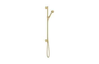 AXOR Archivio Brauseset 85 1jet EcoSmart mit Wandanschluss | Brushed Brass