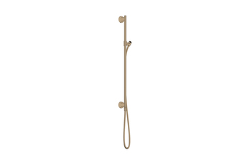 AXOR Archivio Brausestange 0,90 m mit Wandanschluss und Brauseschlauch 1,60 m | Brushed Bronze