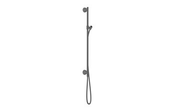 AXOR Archivio Brausestange 0,90 m mit Wandanschluss und Brauseschlauch 1,60 m | Brushed Black Chrome
