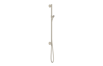 AXOR Archivio Brausestange 0,90 m mit Wandanschluss und Brauseschlauch 1,60 m | Brushed Nickel