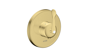 AXOR Archivio Thermostat Unterputz mit Hebelgriff | Brushed Brass