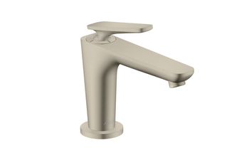 AXOR Citterio C Einhebel-Waschtischmischer 90 mit CoolStart für Handwaschbecken und Ablaufgarnitur | Brushed Nickel