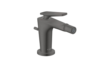 AXOR Citterio C Einhebel-Bidetmischer mit Zugstangen-Ablaufgarnitur | Brushed Black Chrome