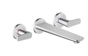 AXOR Citterio C 3-Loch Wannenarmatur Unterputz für Wandmontage