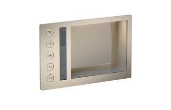 AXOR Incava Shower system 600/390 with thermostat for 3 functions for version with light | Brushed Nickel