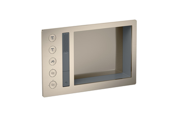 AXOR Incava Shower system 600/390 with thermostat for 3 functions | Brushed Nickel