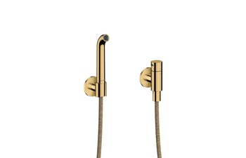 AXOR One Affusion pipe set I Polished Gold Optic