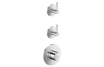AXOR One Thermostatic module for concealed installation for 2 functions with lever handle