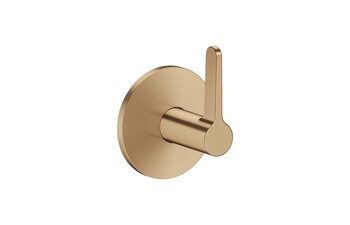 AXOR One Shut-off valve for concealed installation with lever handle I Brushed Bronze