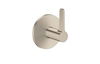 AXOR One Shut-off valve for concealed installation with lever handle I Brushed Nickel