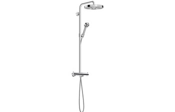 AXOR One Showerpipe with thermostat and overhead shower 280 1jet