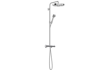 AXOR One Showerpipe with thermostat and overhead shower 280 1jet EcoSmart