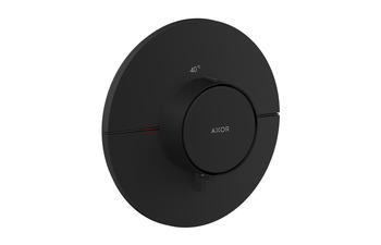 AXOR ShowerSelect ID Thermostat HighFlow for concealed installation round | Matt black