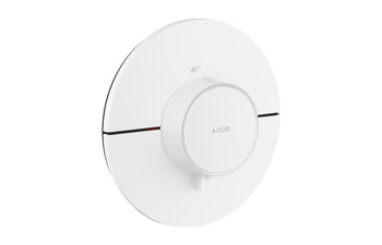 AXOR ShowerSelect ID Thermostat HighFlow for concealed installation round | Matt white