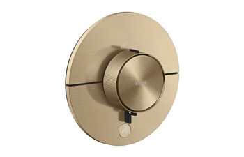 AXOR ShowerSelect ID Thermostat HighFlow for concealed installation round for 1 function and additional outlet | Brushed Bronze