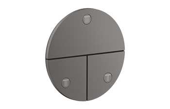 AXOR ShowerSelect ID Valve for concealed installation round for 3 functions | Brushed Black Chrome