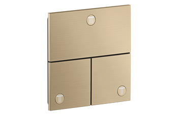 AXOR ShowerSelect ID Valve for concealed installation square for 3 functions | Brushed Bronze