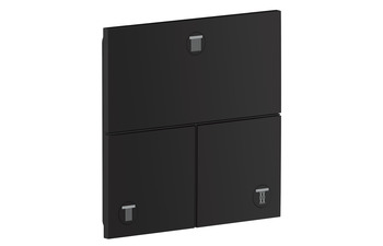 AXOR ShowerSelect ID Valve for concealed installation square for 3 functions | Matt black