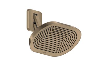 AXOR ShowerSphere Overhead shower 370/220 2jet with adjustable shower arm I Brushed Bronze