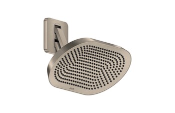 AXOR ShowerSphere Overhead shower 370/220 2jet with adjustable shower arm I Brushed Nickel