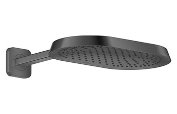 AXOR ShowerSphere Overhead shower 370/220 1jet with shower arm I Brushed Black Chrome
