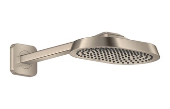 AXOR ShowerSphere Overhead shower 250/160 1jet EcoSmart with shower arm I Brushed Nickel