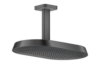AXOR ShowerSphere Overhead shower 370/220 2jet with ceiling connector I Brushed Black Chrome