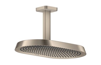 AXOR ShowerSphere Overhead shower 370/220 2jet EcoSmart with ceiling connector I Brushed Nickel
