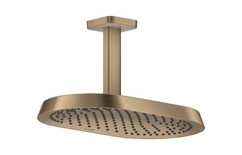 AXOR ShowerSphere Overhead shower 370/220 1jet with ceiling connector I Brushed Bronze