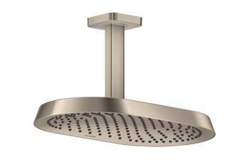 AXOR ShowerSphere Overhead shower 370/220 1jet EcoSmart with ceiling connector I Brushed Nickel