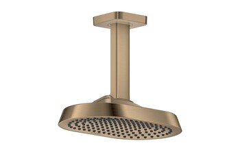 AXOR ShowerSphere Overhead shower 250/160 1jet EcoSmart with ceiling connector I Brushed Bronze