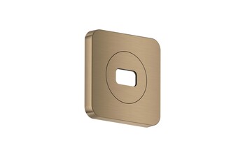 AXOR ShowerSphere Escutcheon 120/120 softsquare I Brushed Bronze