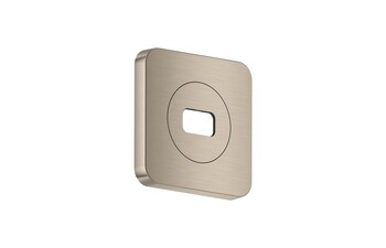 AXOR ShowerSphere Escutcheon 120/120 softsquare I Brushed Nickel