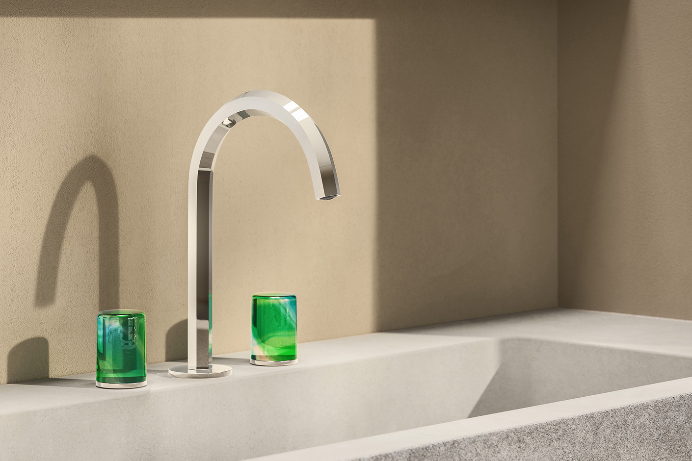 Venezia series, Murano glass handles by Venini
