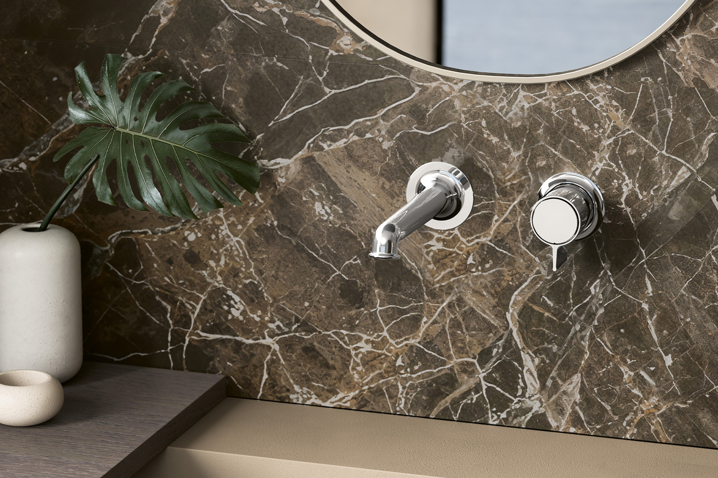 FLORA Wall-mount washbasin mixer