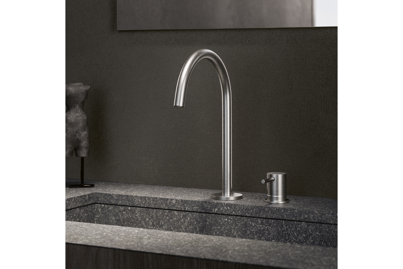 NOSTROMO SMALL Washbasin spout, Deck mounted mixer